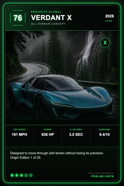 Series 01 card family preview