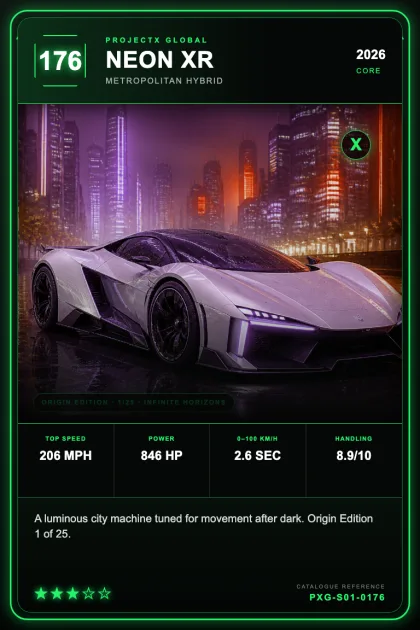 Series 01 card family preview